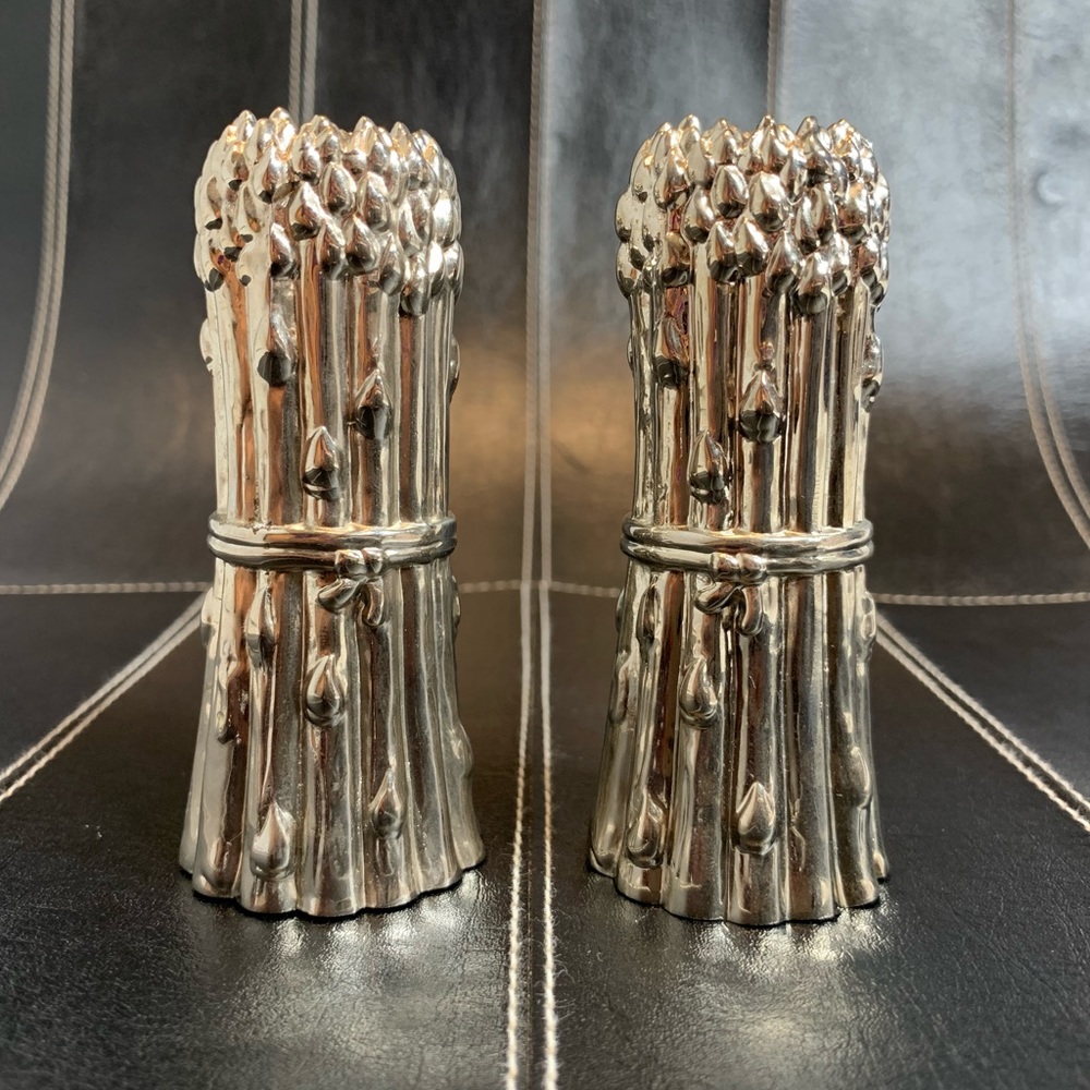 Silver Art Asparagus Salt & Pepper Shaker